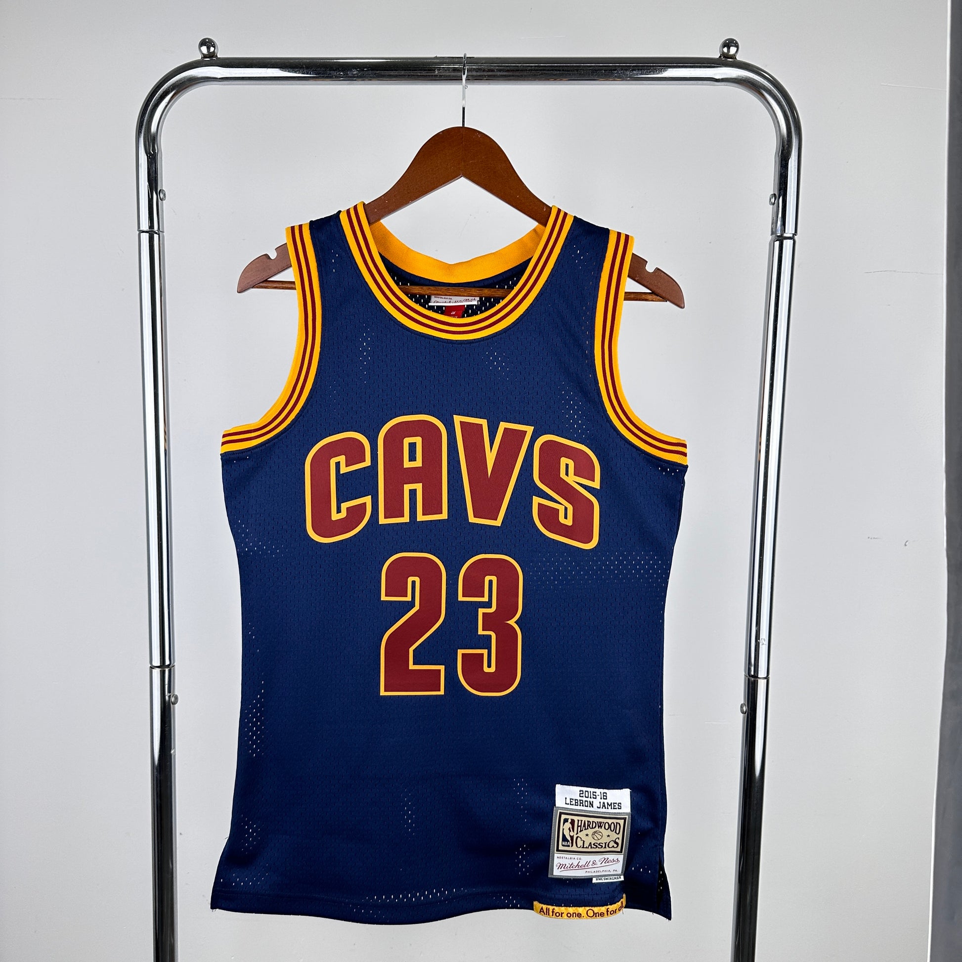 Cleveland Cavaliers 2015-16 Lebron James Mitchell Ness Navy