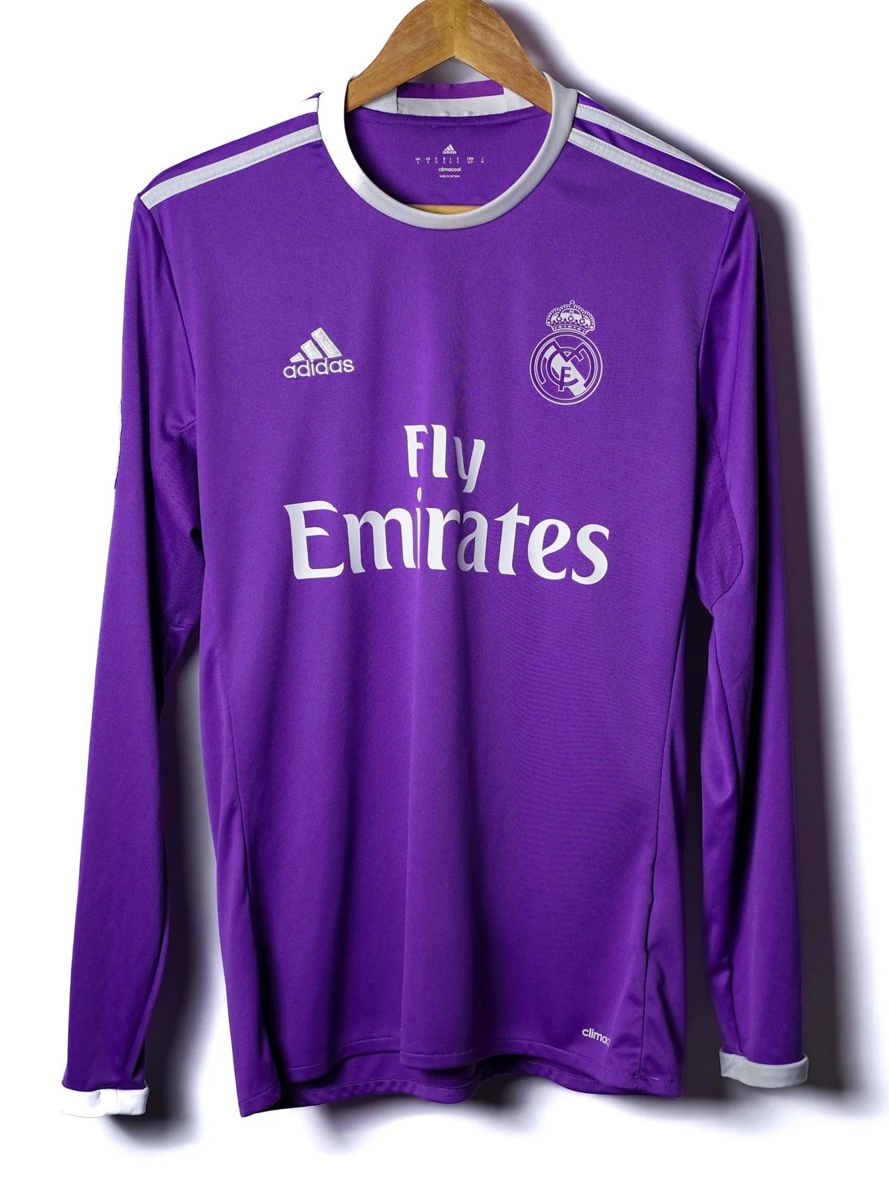 Real Madrid 2016/17 Away Long Sleeve Jersey