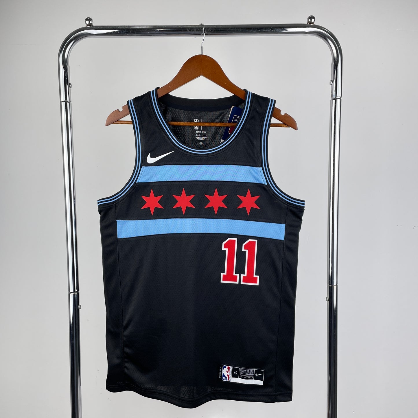 Chicago Bulls 2018-19 Black Swingman Jersey - City Edition