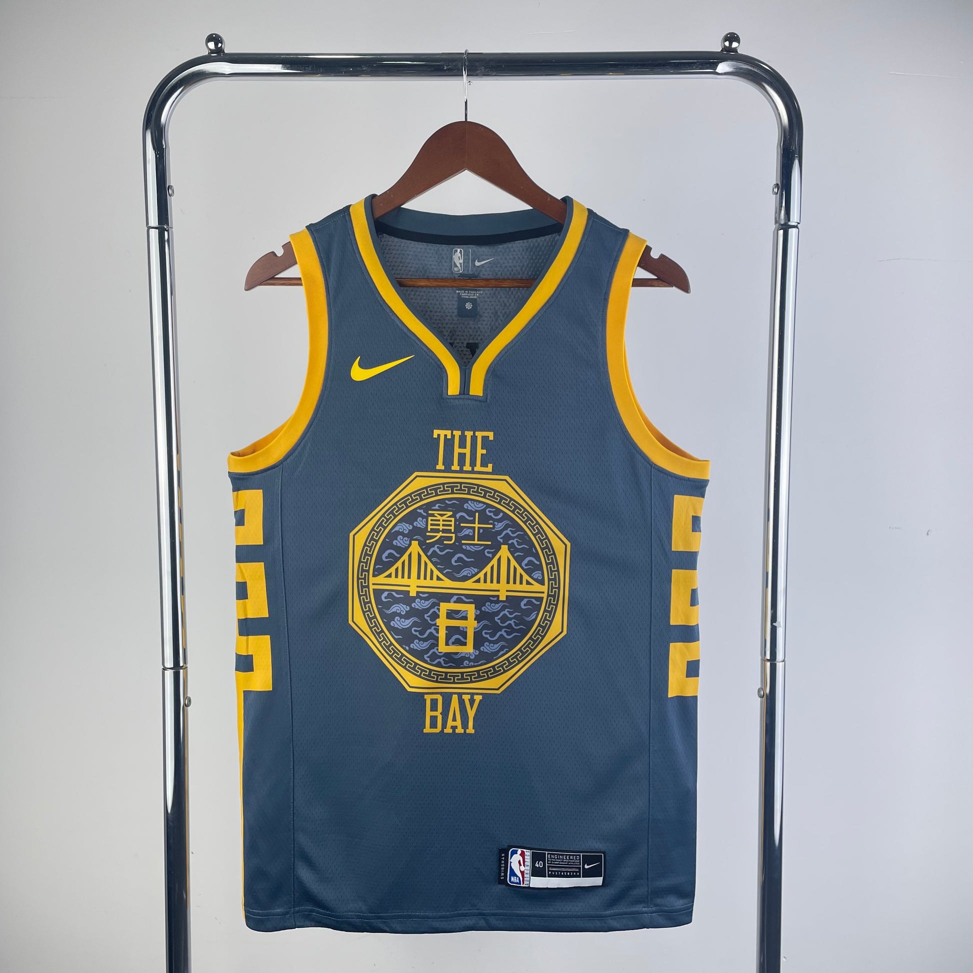 Golden State Warriors 2018-19 Grey Swingman Jersey City Edition