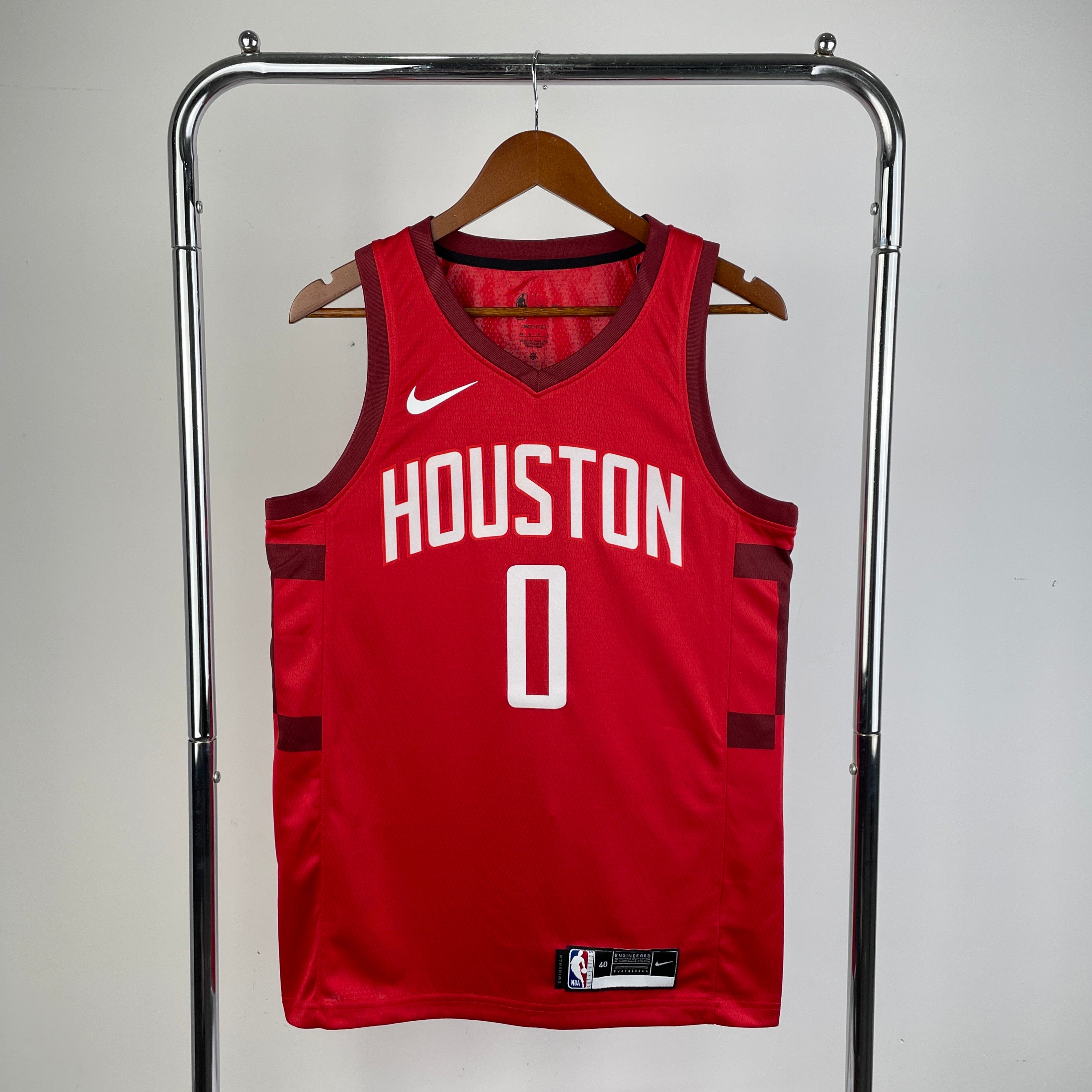 Houston Rockets 2018-19 Red Swingman Jersey - Earned Edition – Vintage ...
