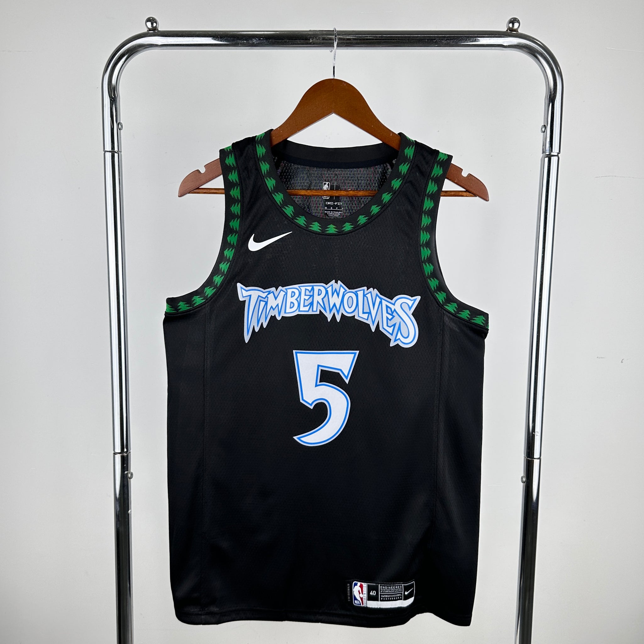 Minnesota Timberwolves 2018-19 Black Swingman Jersey - Classic Edition