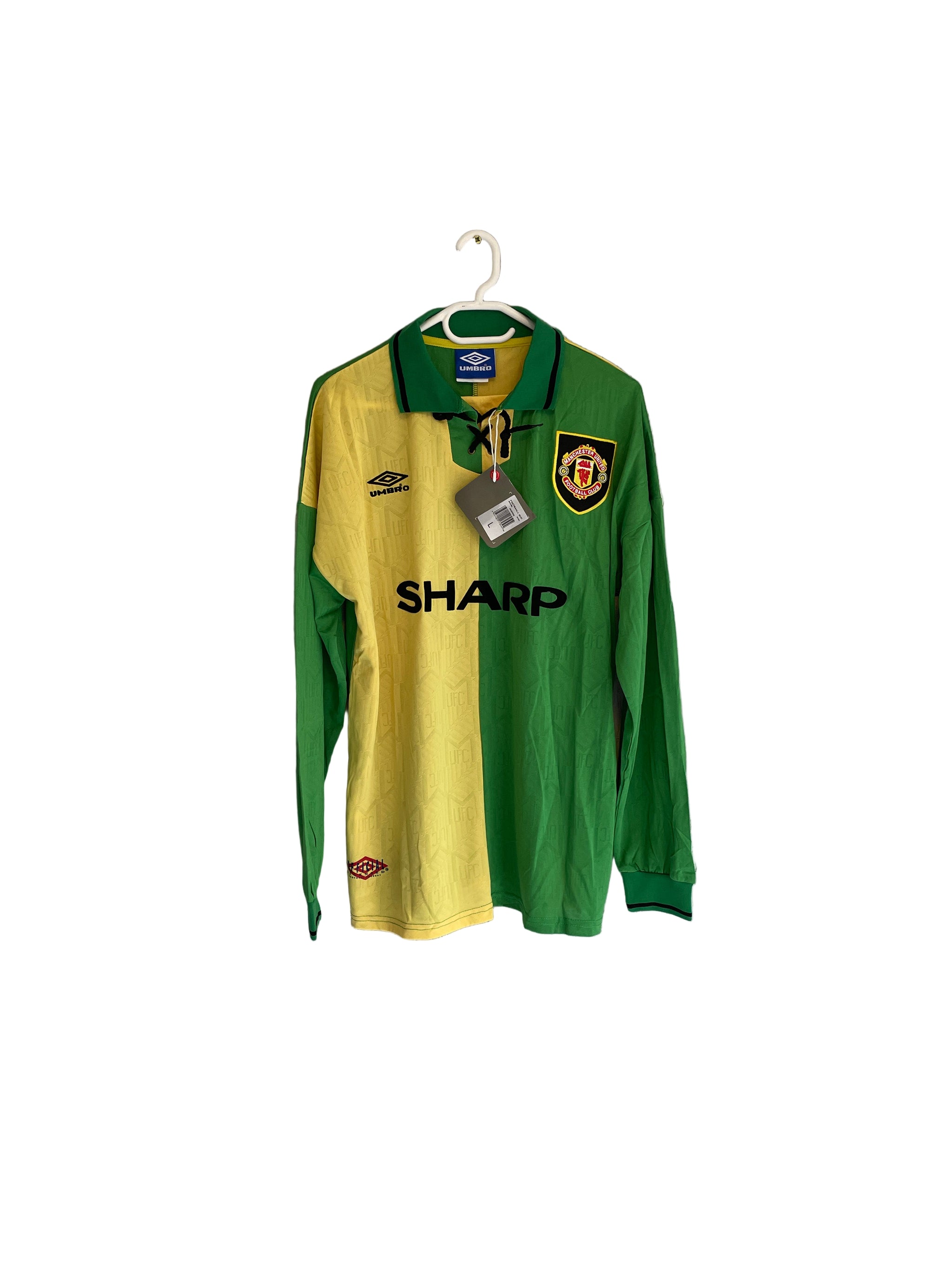 Manchester United 1992/93 Away Long Sleeve Jersey