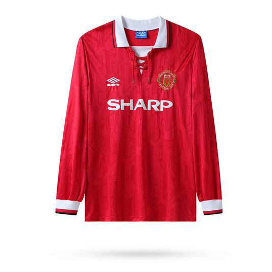 Manchester United 1992/94 Home Long Sleeve Jersey