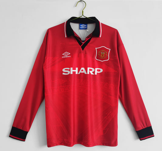 Manchester United 1994/96 Home Long Sleeve Jersey