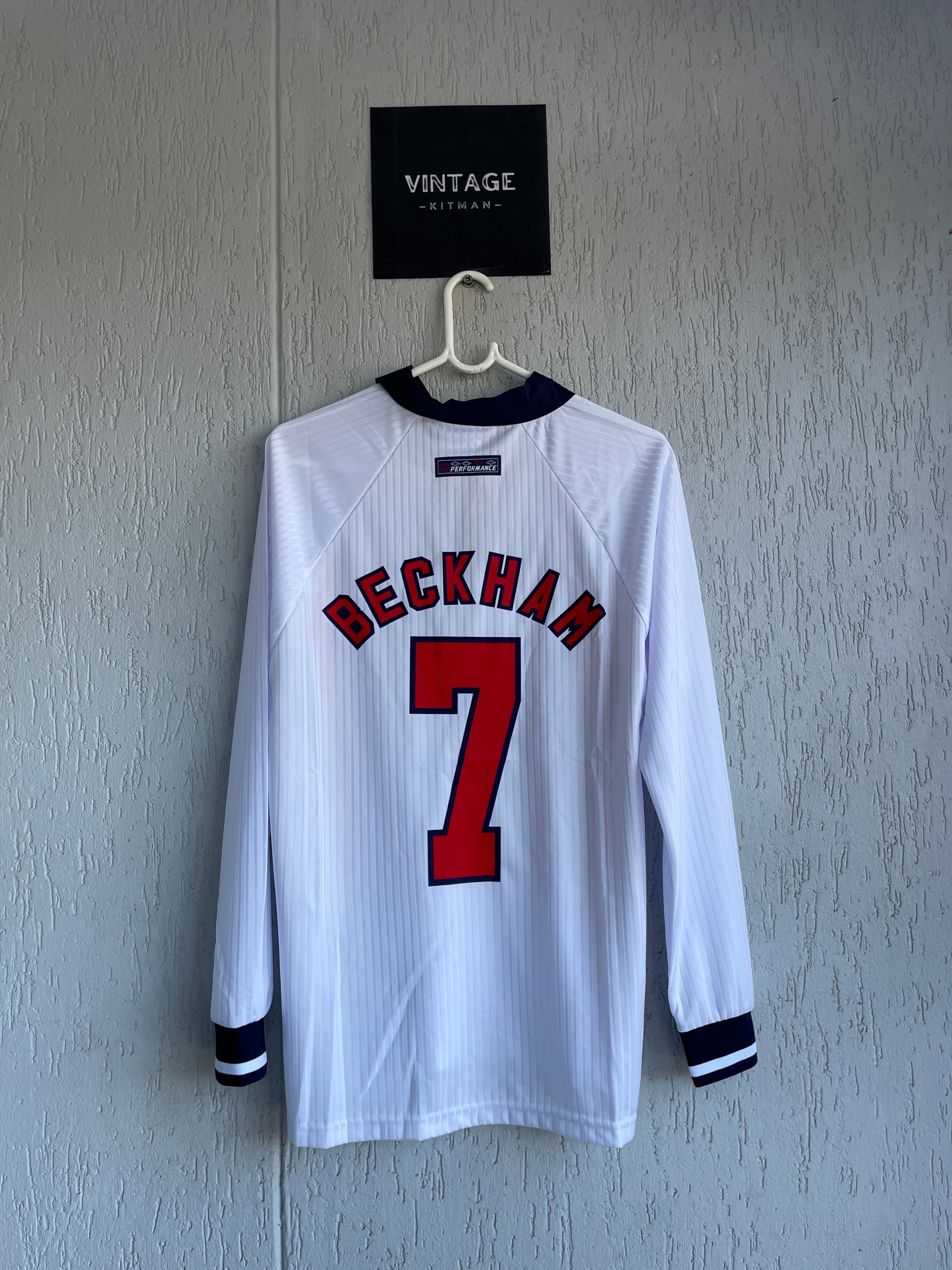 England 1998 Home Long Sleeve Jersey