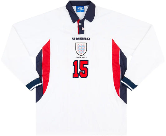 England 1998 Home Long Sleeve Jersey