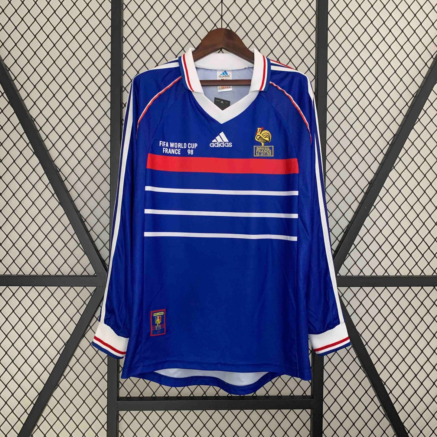 France 1998 Home Long Sleeve Jersey