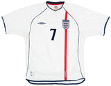 England 2001-03 Home Jersey