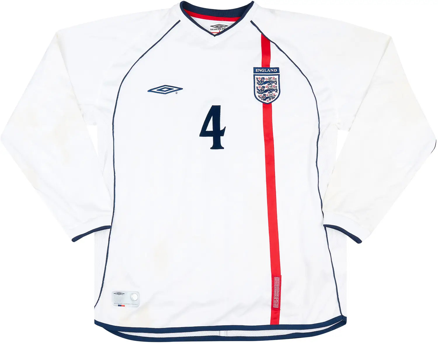 England 2001-03 Home Long Sleeve Jersey