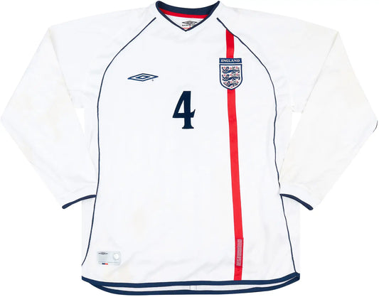 England 2001-03 Home Long Sleeve Jersey