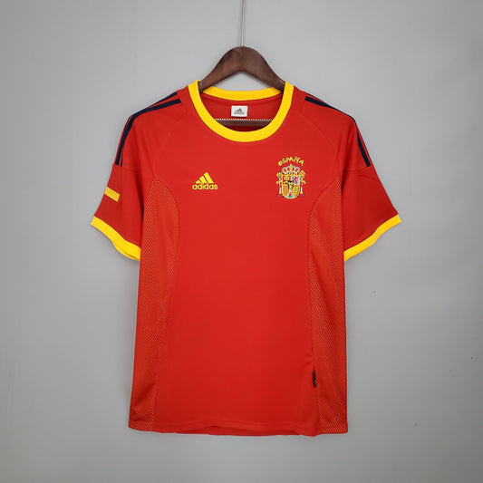 Spain 2002 Home Jersey