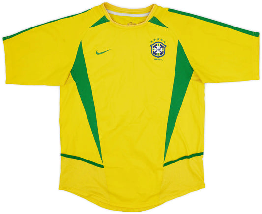 Brazil Kids 2002 Home Jersey