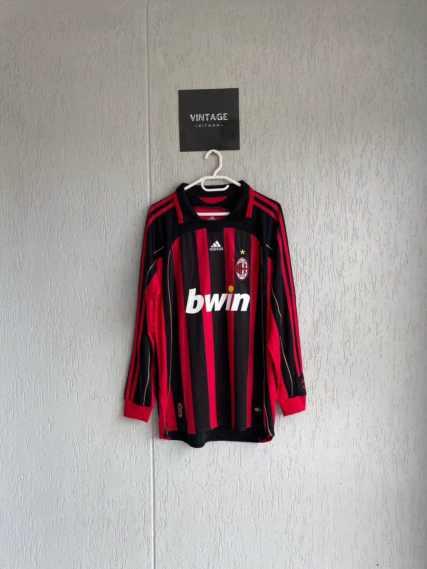AC Milan 2006/07 Home Long Sleeve Jersey