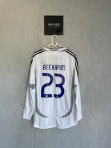 Real Madrid 2006/07 Home Long Sleeve Jersey