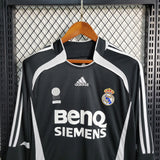 Real Madrid 2006/07 Away Long Sleeve Jersey