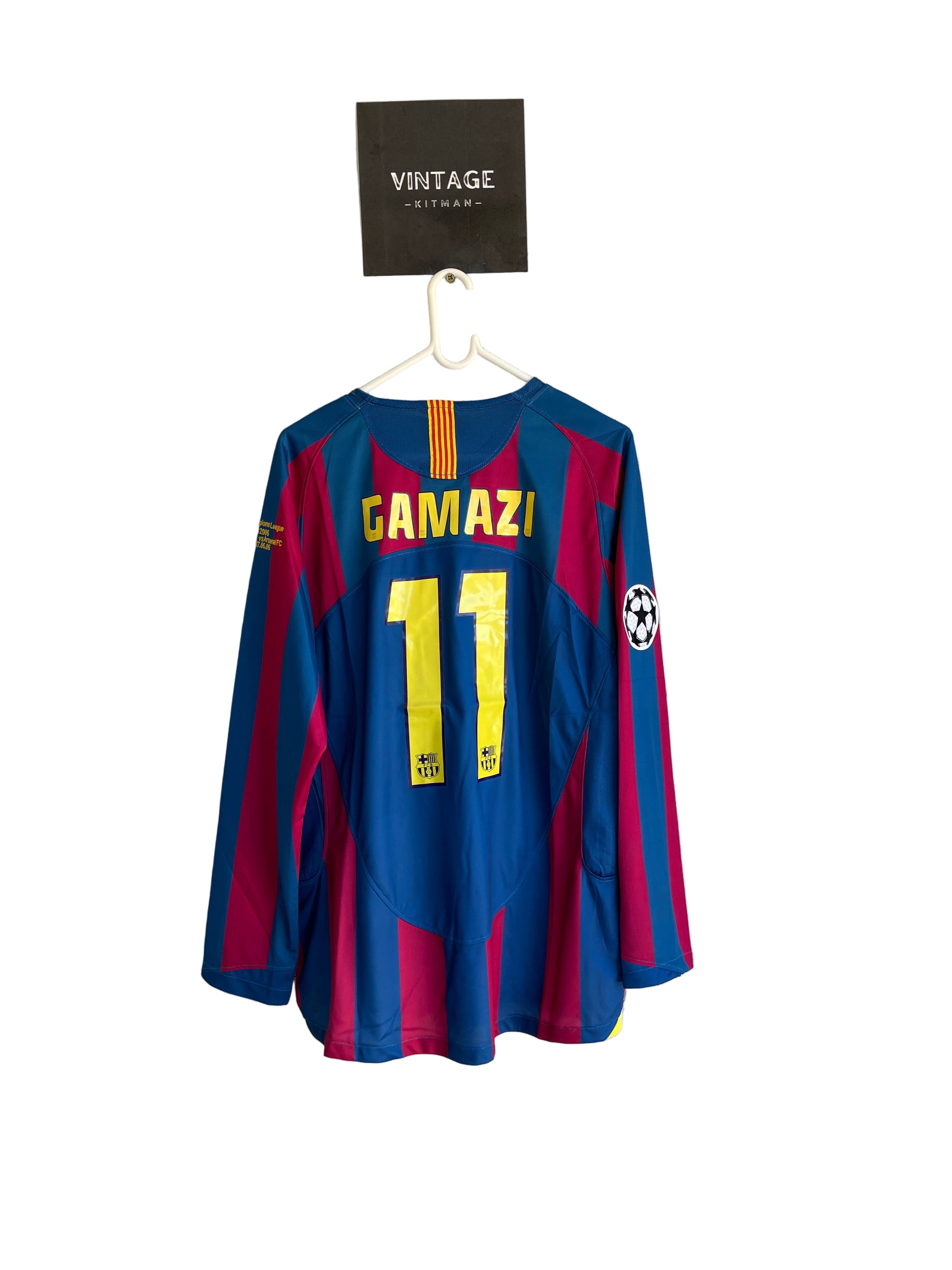 Barcelona 2006 UCL Final Long Sleeve Jersey