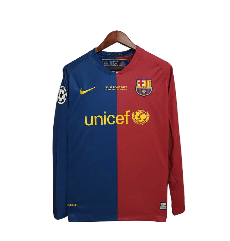 Barcelona 2009 UCL FINAL Long Sleeve Jersey
