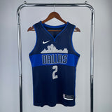 Dallas Mavericks 2017-18 Navy Swingman Jersey - Statement Edition