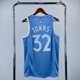Minnesota Timberwolves 2021-22 Light Blue Swingman Jersey - City Edition