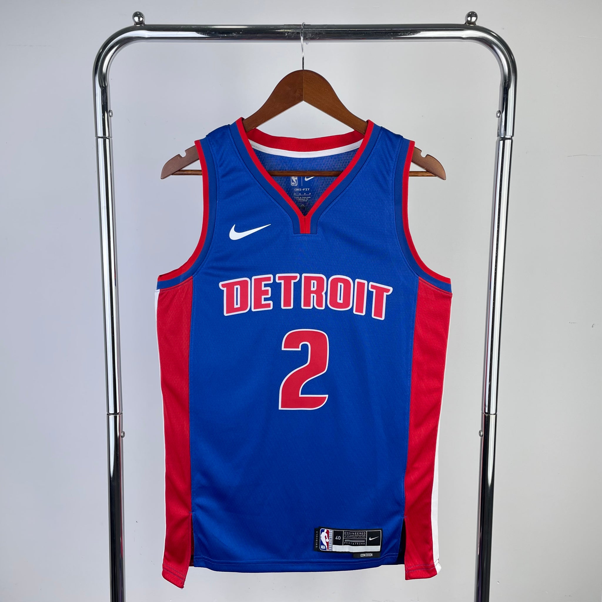 Detroit Pistons 2022-23 Blue Swingman Jersey - Icon Edition