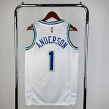 Minnesota Timberwolves 2022-23 White Swingman Jersey - Classic Edition