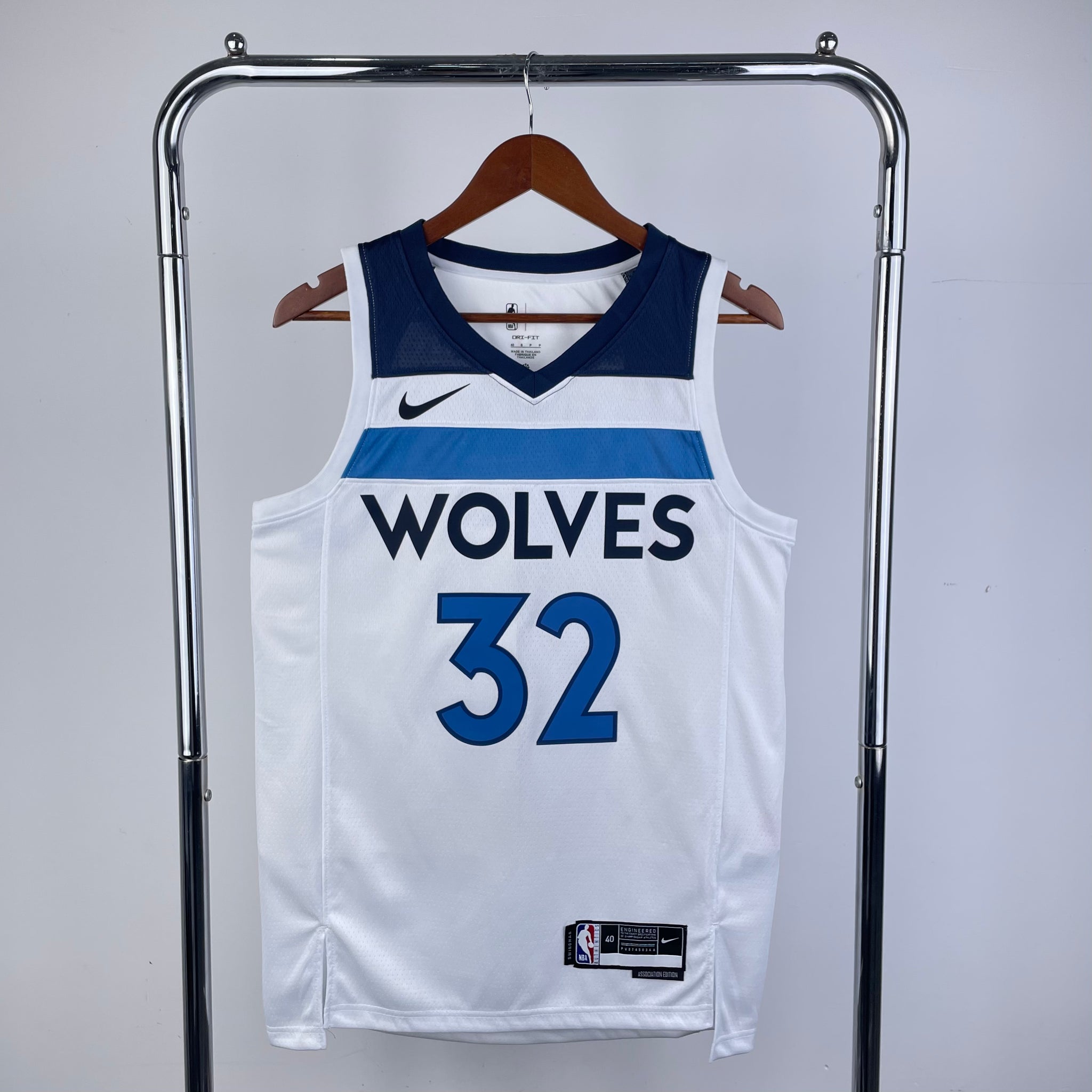 Minnesota Timberwolves 2022-23 White Swingman Jersey - Association Edition