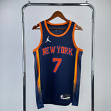 New York Knicks 2022-23 Jordan Brand Black Swingman Jersey - Statement Edition