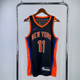 New York Knicks 2022-23 Black/Orange Swingman Jersey - Statement Edition