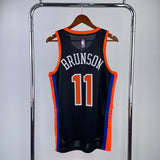 New York Knicks 2022-23 Black/Orange Swingman Jersey - Statement Edition