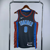 Oklahoma City Thunder 2022-23 Navy Swingman Jersey - Icon Edition