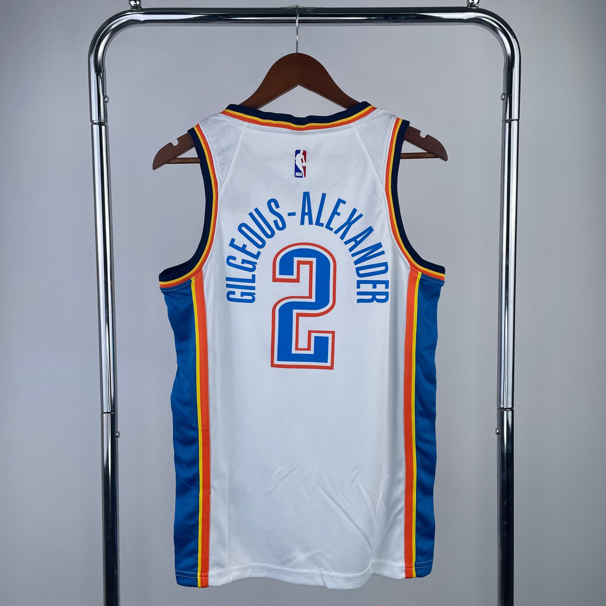 Oklahoma City Thunder 2022-23 White Swingman Jersey - Association Edition