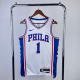 Philadelphia 76ers 2022-23 White Swingman Jersey - Association Edition