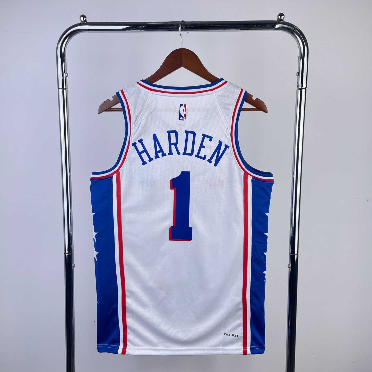 Philadelphia 76ers 2022-23 White Swingman Jersey - Association Edition