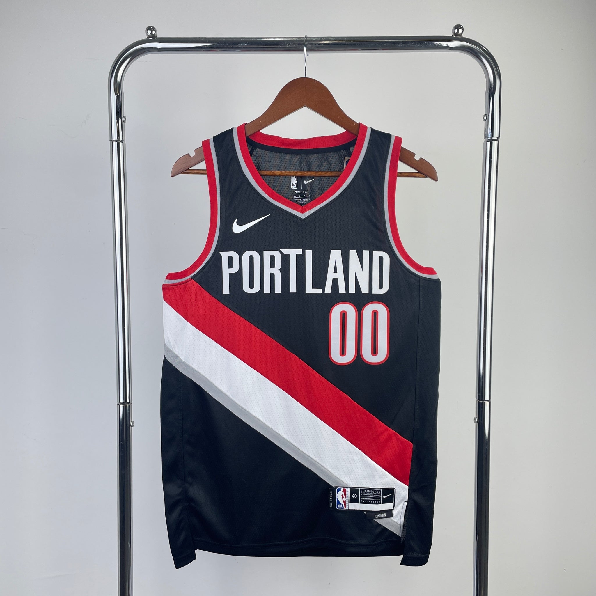 Portland Trail Blazers 2022-23 Black Swingman Jersey - Icon Edition