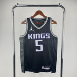 Sacramento Kings 2022-23 Jordan Brand Black Swingman Jersey - Statement Edition