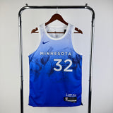 Minnesota Timberwolves 2023-24 Blue Swingman Jersey - City Edition