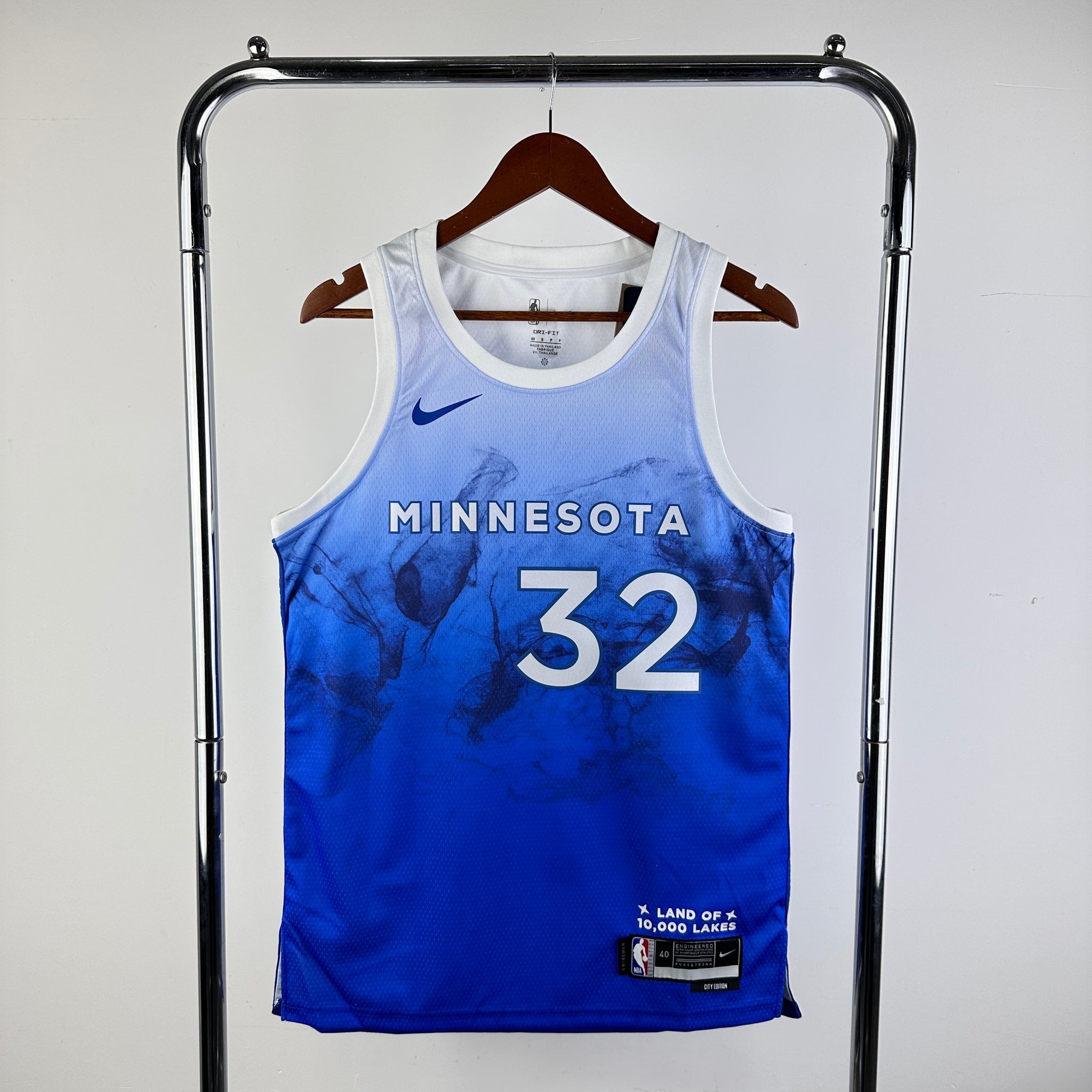 Minnesota Timberwolves 2023-24 Blue Swingman Jersey - City Edition