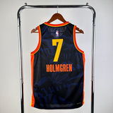 Oklahoma City Thunder  2023-24 Navy Swingman Jersey - City Edition