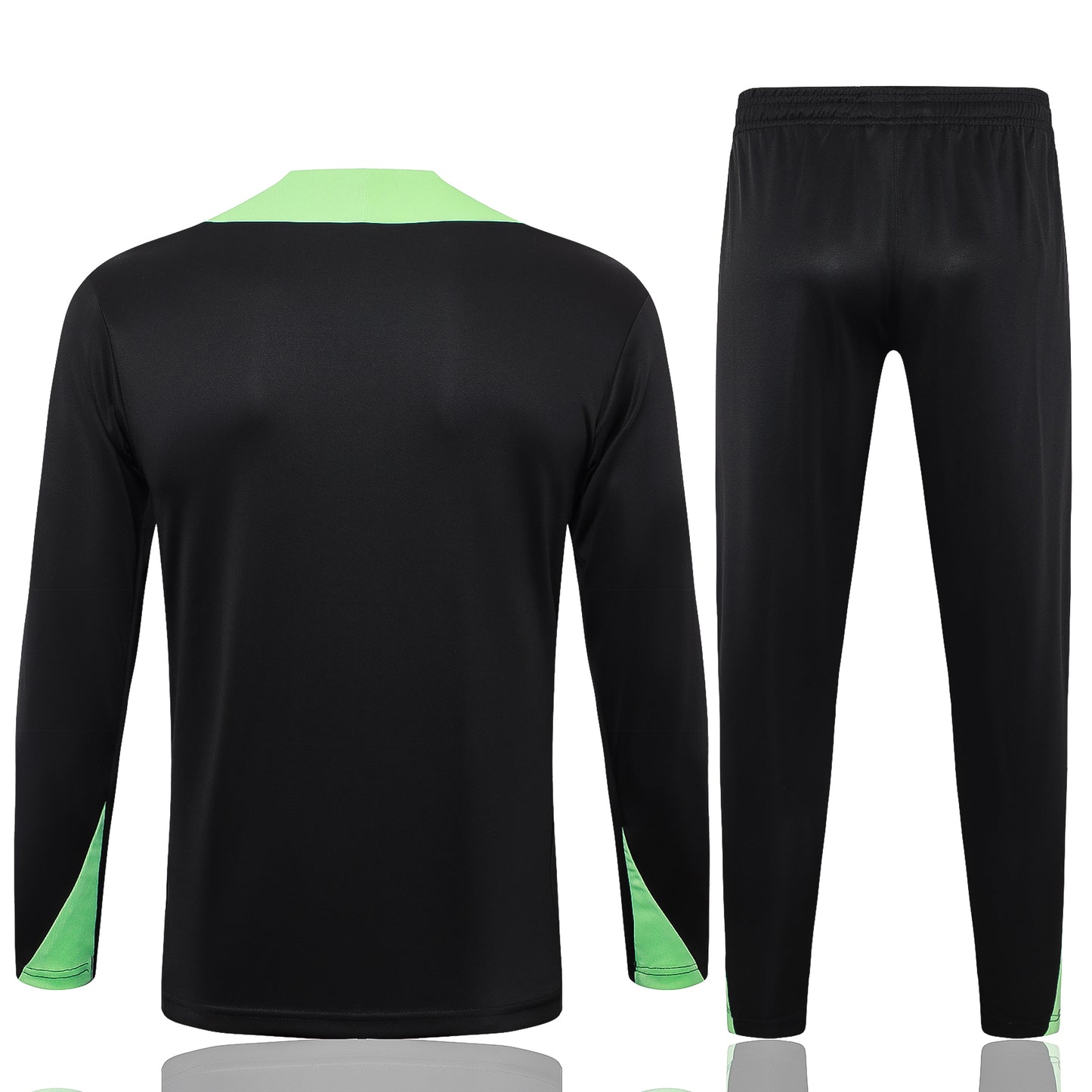 Brazil 2024 Black Half-Zip Training Tracksuit Set