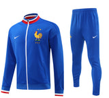 France 2024 Blue Full-Zip Tracksuit Set