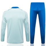 Spain 2024 Blue Half-Zip Training Tracksuit Set