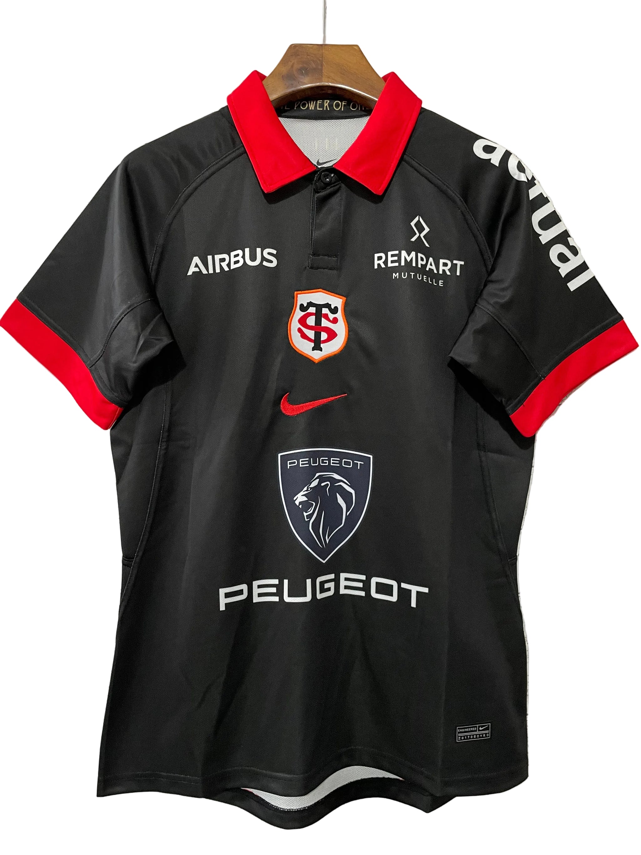 Stade Toulouse 2024 Black Rugby Jersey