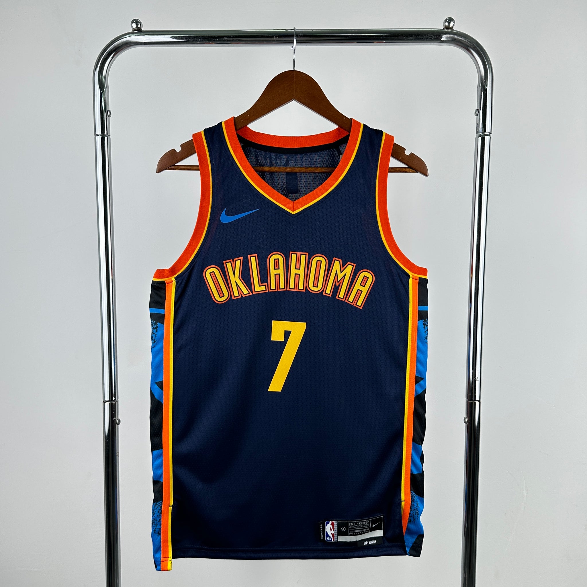 Oklahoma City Thunder 2024-25 Navy Swingman Jersey - City Edition