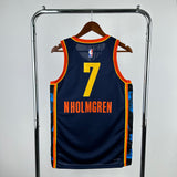 Oklahoma City Thunder 2024-25 Navy Swingman Jersey - City Edition