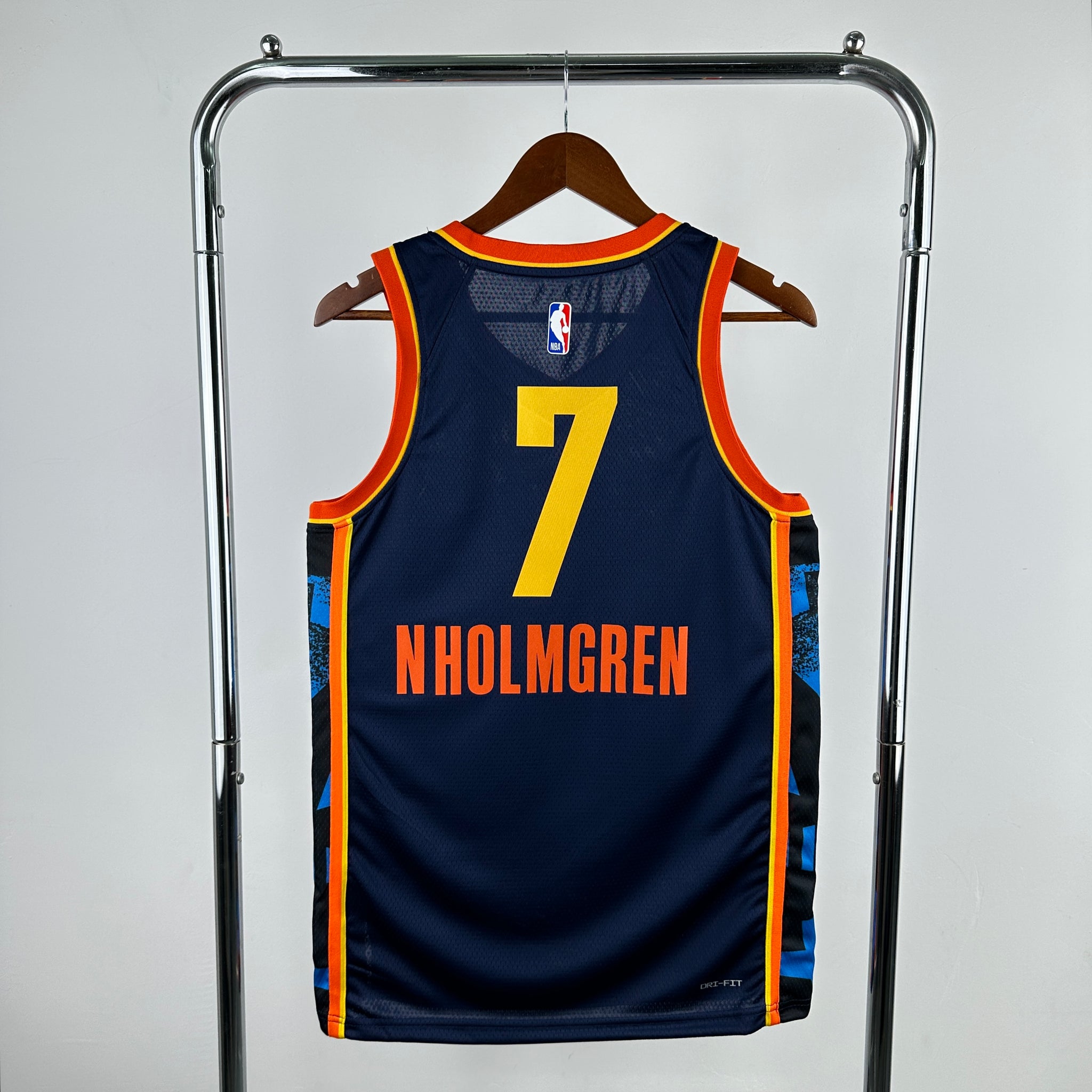 Oklahoma City Thunder 2024-25 Navy Swingman Jersey - City Edition