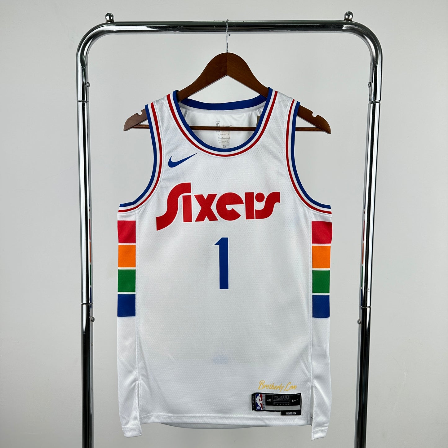 Philadelphia 76ers 2024-25 White Swingman Jersey - City Edition