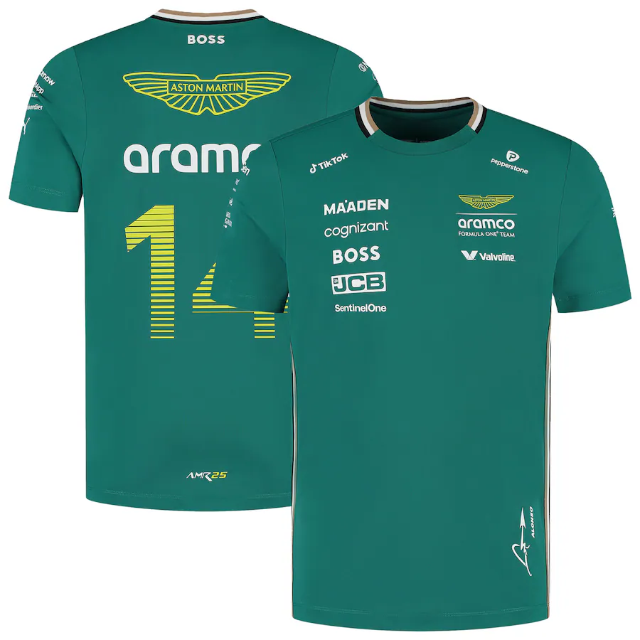 Aston Martin 2025 F1 Tee Shirt - Alonso Edition