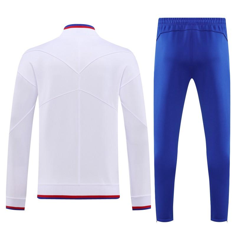 England 2026 White and Blue Full-Zip Tracksuit Set