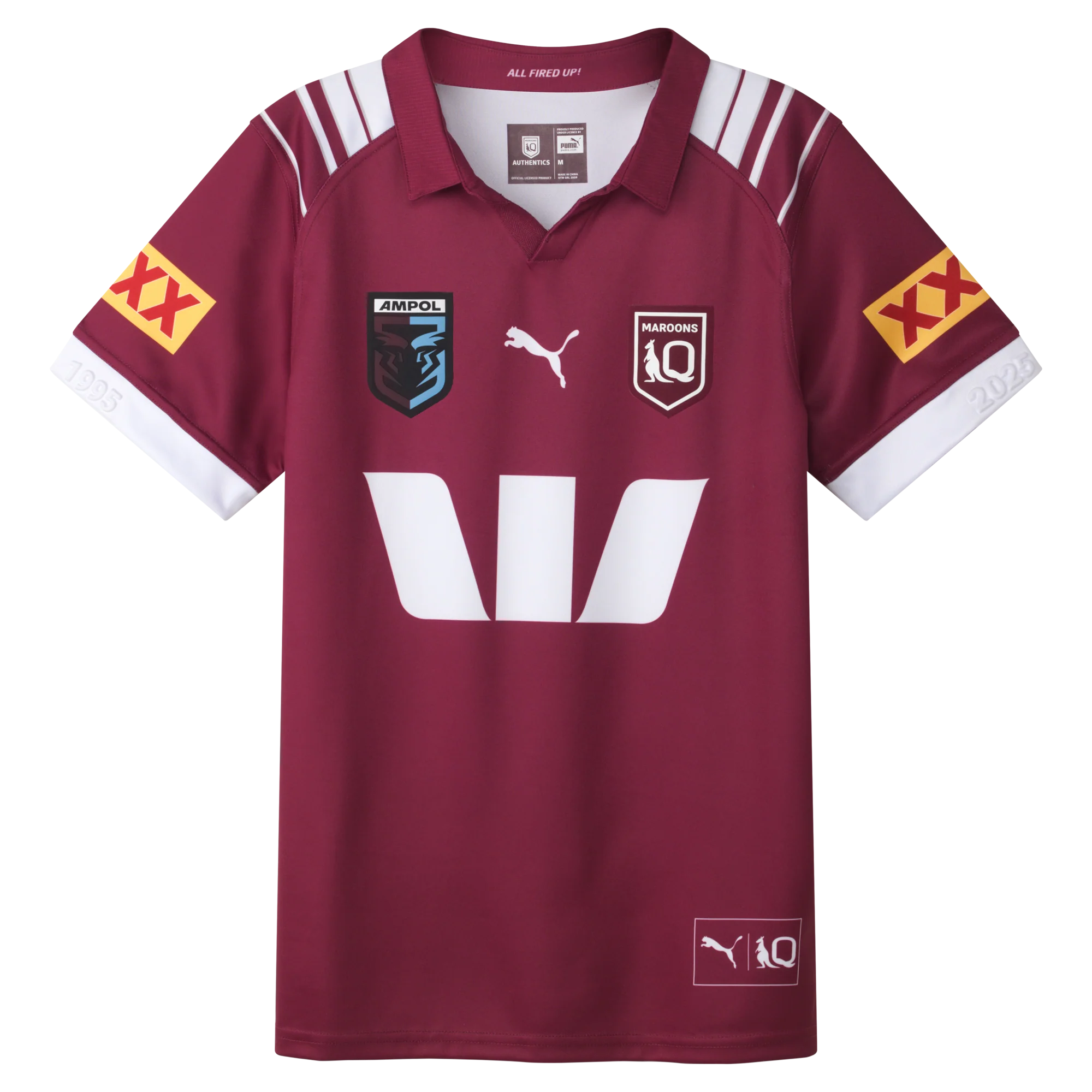 Queensland Maroos 2025 Home NRL Jersey